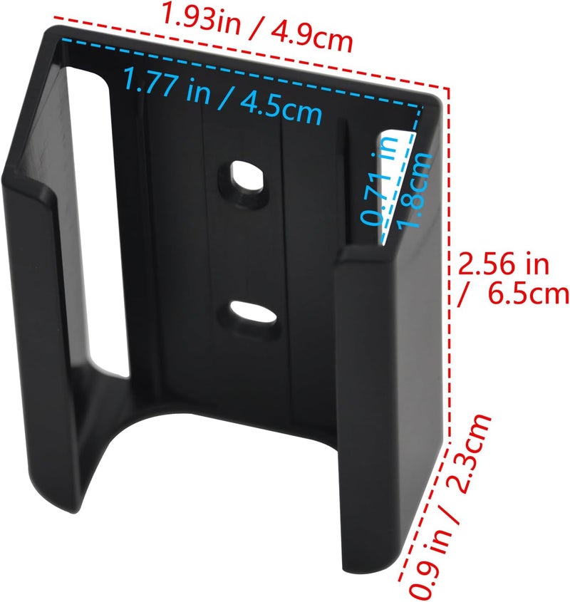 CENMING Ceiling Fan Remote Control Wall Mount Holder for Hampton Bay Home Decorators Collection Thermostatic Remote Model HD3 2AAZPHD3 KUJCE10320 TR222A 68108 98108 UC7225T (2 Pack) - Image 3